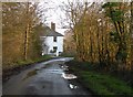 Part of Chapel Lane in Little Baddow in CM3 4BE