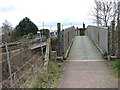 Footbridge over Belaugh Road (B1354) in NR12 8DP