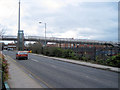 Footbridge over Railway north of Aylesbury Station in HP21 8NZ