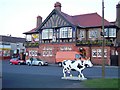 Flip side of the Alien Cow in Prestonpans