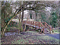 Footbridge over Bannock Burn in FK7 0NG