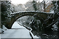 Footbridge, Jesmond Dene in NE6 5RL
