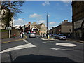Junction of Woone Lane with Moor Lane, Clitheroe in BB7 1JX
