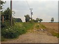 Footpath to Chevington Hall Farm in IP29 5RE