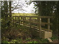 Footbridge near Woodchurch in TN26 3RF
