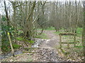 Broken stile entering Whitewick Wood in TN26 3TJ