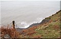 Beach below the cliffs south of Trwyn-y-Tal in LL54 5LD