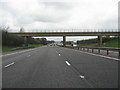 M40 Motorway - railway overbridge near Northend in CV47 2UE