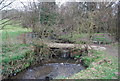 Bridge over a stream by the Tunbridge Wells Circular Walk in TN11 0NG