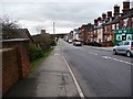 The main road in Shireoaks, from the canal bridge in S81 8PJ