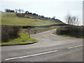 Eastern entrance road to Green Court Farm, Cwmbran in NP44 6TZ