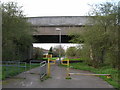 Road bridge over the Trans Pennine Trail to Hornsea in HU7 4XS