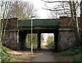 Old bridge over the Trans Pennine Trail to Hornsea in HU8 9XT
