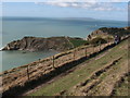 Path above Lulworth Cove in BH20 5RJ