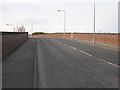 Station Road towards railway bridge, Bridlington in YO15 3JN