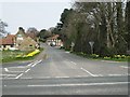 Road junction near Ingleby Cross in DL6 3LR