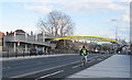 New footbridge over Western Avenue, North Acton in W3 6TA