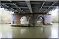 The Thames below Nuneham Railway Bridge in OX14 3NG