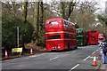 Buses in Redhill Road, Cobham in KT14 7RS