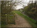 Footpath junction on Stour Valley Walk near Milton Manor in CT4 7PP
