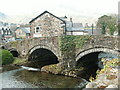 The A 498 crosses Afon Colwyn at Beddgelert in LL55 4NF