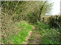 Footpath south east of the Byway in BA2 8TY