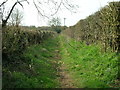 Footpath north west of the Byway in BA2 8TY