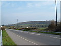 The A371 Weston to Wells road in BS24 8PD