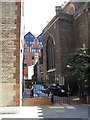 Rear of St Dunstan-in-the-West in EC4V 6AU