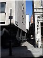 Junction of Fleet Street and Cliffords Inn Passage in EC4V 6AU