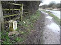 Towpath passing milestone 20 in S80 1YA