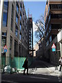 Looking from New Fetter Lane into St Andrew Street in EC4V 6AU