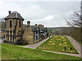 Shibden Hall and terrace. in HX3 9XQ
