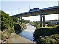 Bridge across the Rhymney, Cardiff in CF3 3AF