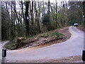 Hairpin bend at St Mary's Woods in Yawl in EX13 5SU