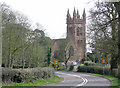 Bridgnorth Road and Enville Church, Staffordshire in DY7 5JA