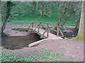 Rustic Bridge over Mounton Brook in NP16 6BS