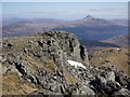 Crags near the summit of Ben Narnain in G83 7AL