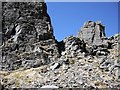 Crags on the SE ridge of Ben Narnain in G83 7AL
