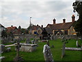 Looking towards the lych gate at St Mary, Easebourne in GU29 9AG