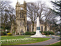 St Mary's Church, the War Memorial and Memorial Gardens, Rawtenstall in BB4 8DY