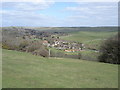 East Dean from Went Hill in BN20 0DB
