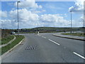 A30 westbound exit slip at roundabout. in PL26 8LH