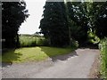 Wooded junction and field in B60 3GW