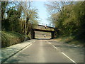 Disused railway bridge over the A610 near Bullbridge in DE56 2FT