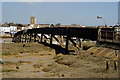 Footbridge at Shoreham-by-sea, Sussex in BN43 5LN