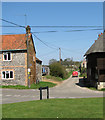View north along Greenhill Road from Church Green, West Acre in PE32 1UB