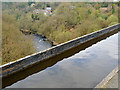 River Dee from Pontcysyllte Aqueduct in LL14 3SG