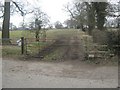 Path next to Radbourne Lane in Derbyshire in DE3 0FH