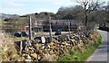Ruined farm buildings below Cefn Coch Isaf in LL51 9YU